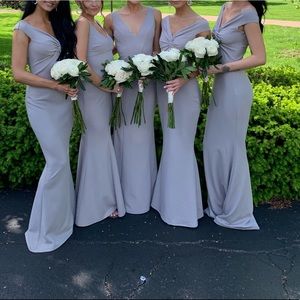 Katie May Dove Mischka Bridesmaids Dress-V neck